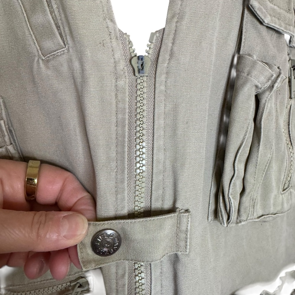 Field & Stream Fishing Vest Men's Multi Pocket Wading Vest Khaki Camping Sz XXL - Picture 6 of 9